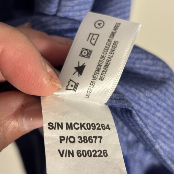 Cutter & Buck Mens XXL Blue 1/4 Zip Pullover CB DryTec 50+ Moisture-Wicking - Picture 12 of 13